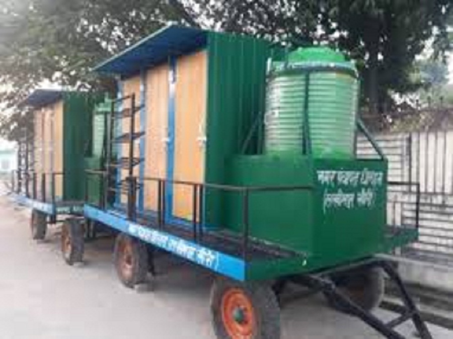 ललितपुर महानगरमा 'मोबाइल शौचालय’ प्रयोगमा ल्याइदै
